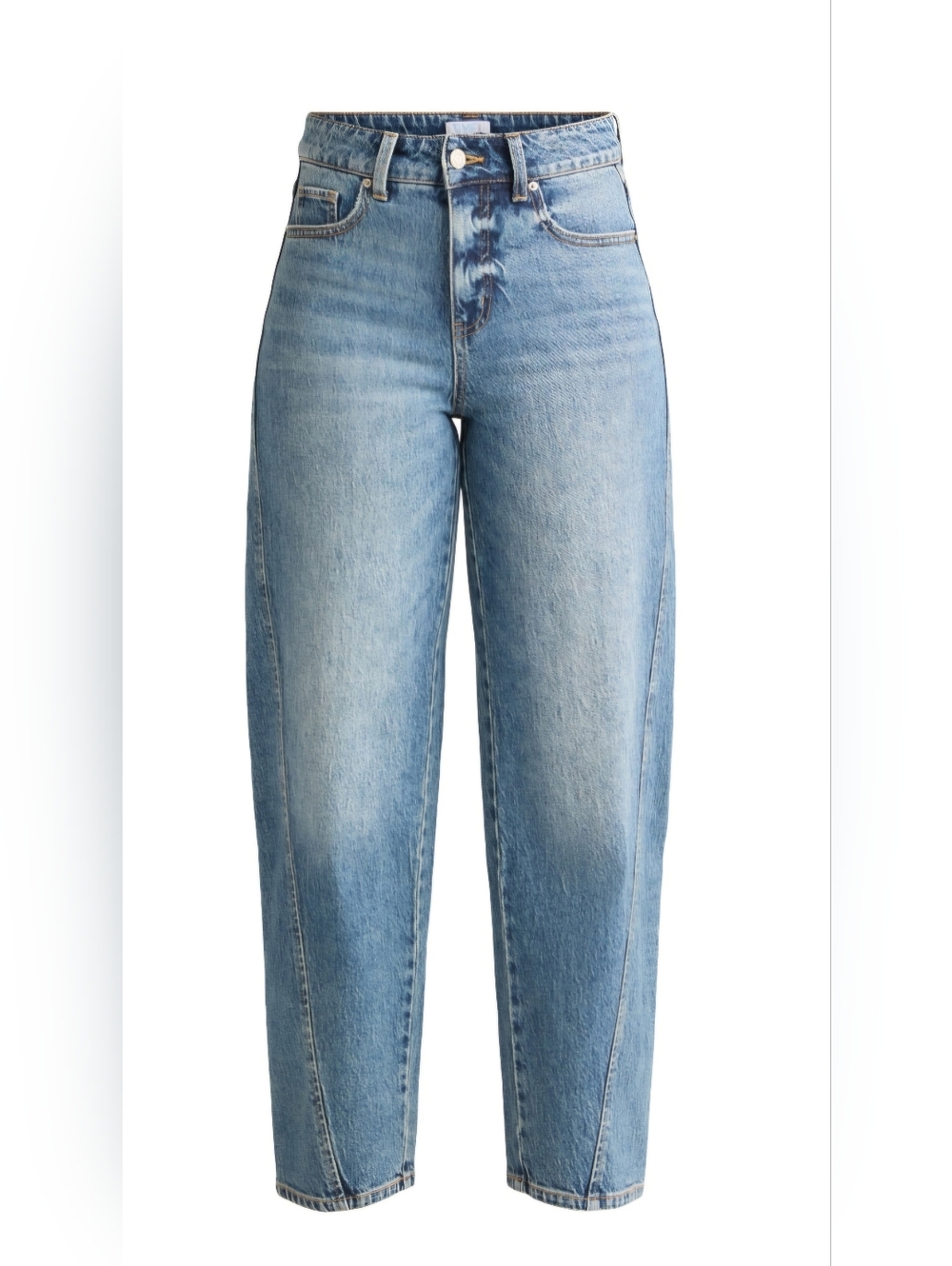 Time and Tru High Rise Barrel Jeans Dark Wash, NWT Relaxed Fit Stretch